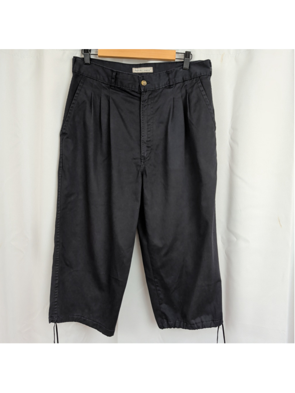 Men's Vintage Bugle Boy Baggy Capri Trousers 33"